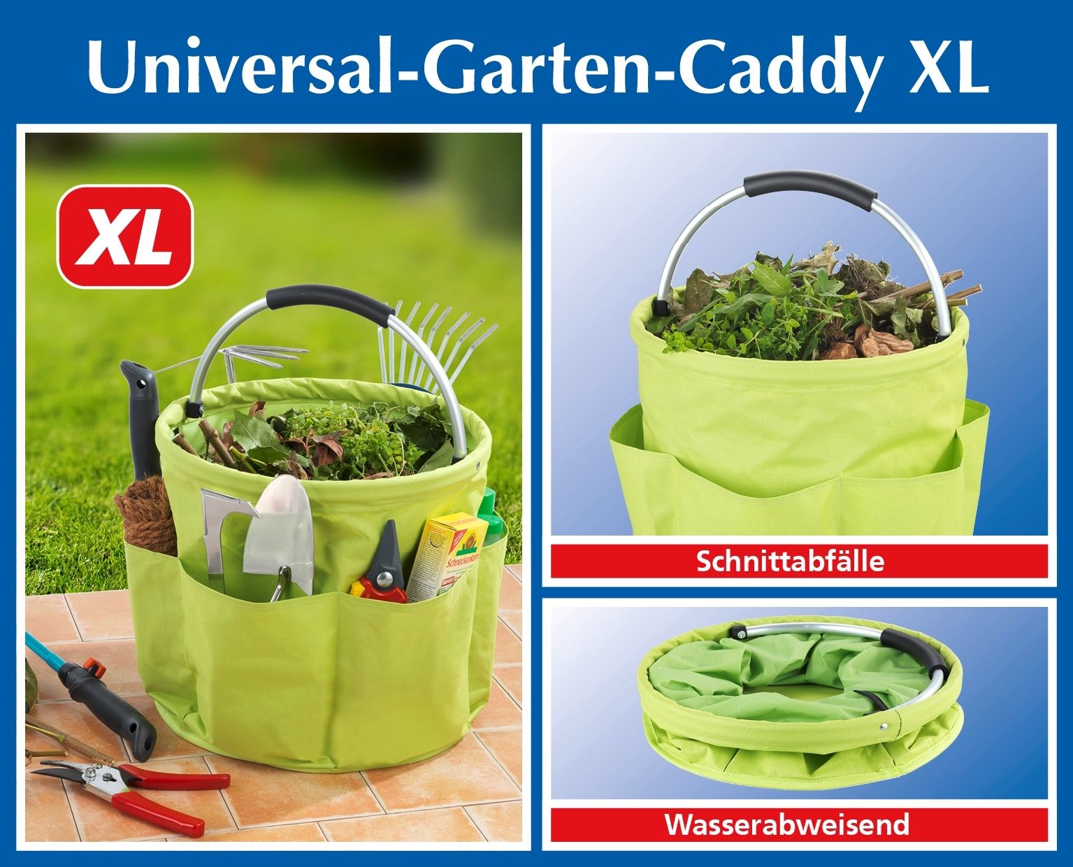 Garten-Caddy, grün - in XL Ausführung