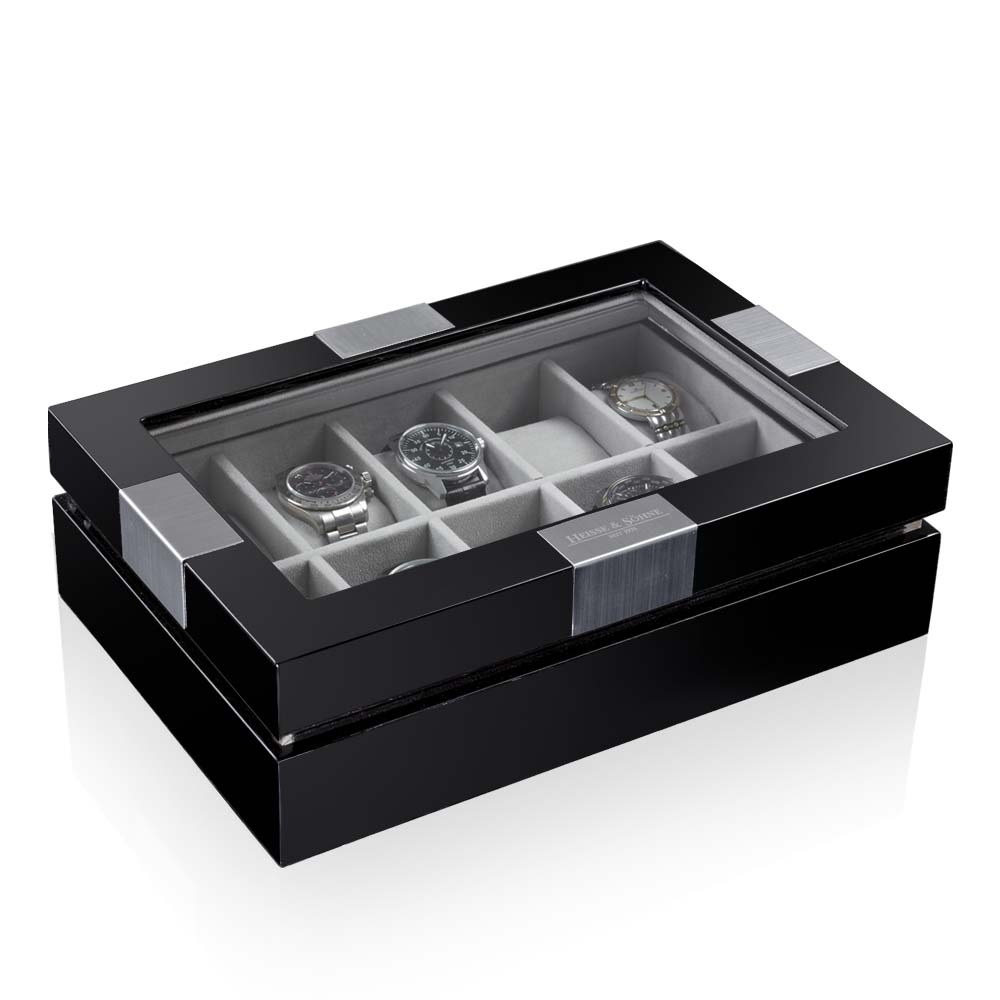 Watch box Executive black for 10 watches