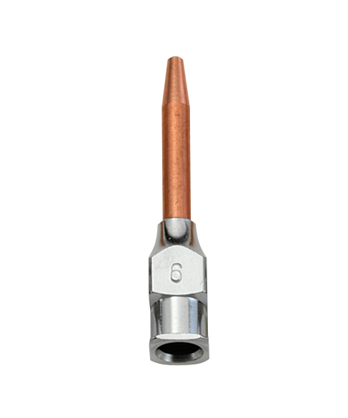 Copper nozzle no. 6 for micro soldering and welding kit