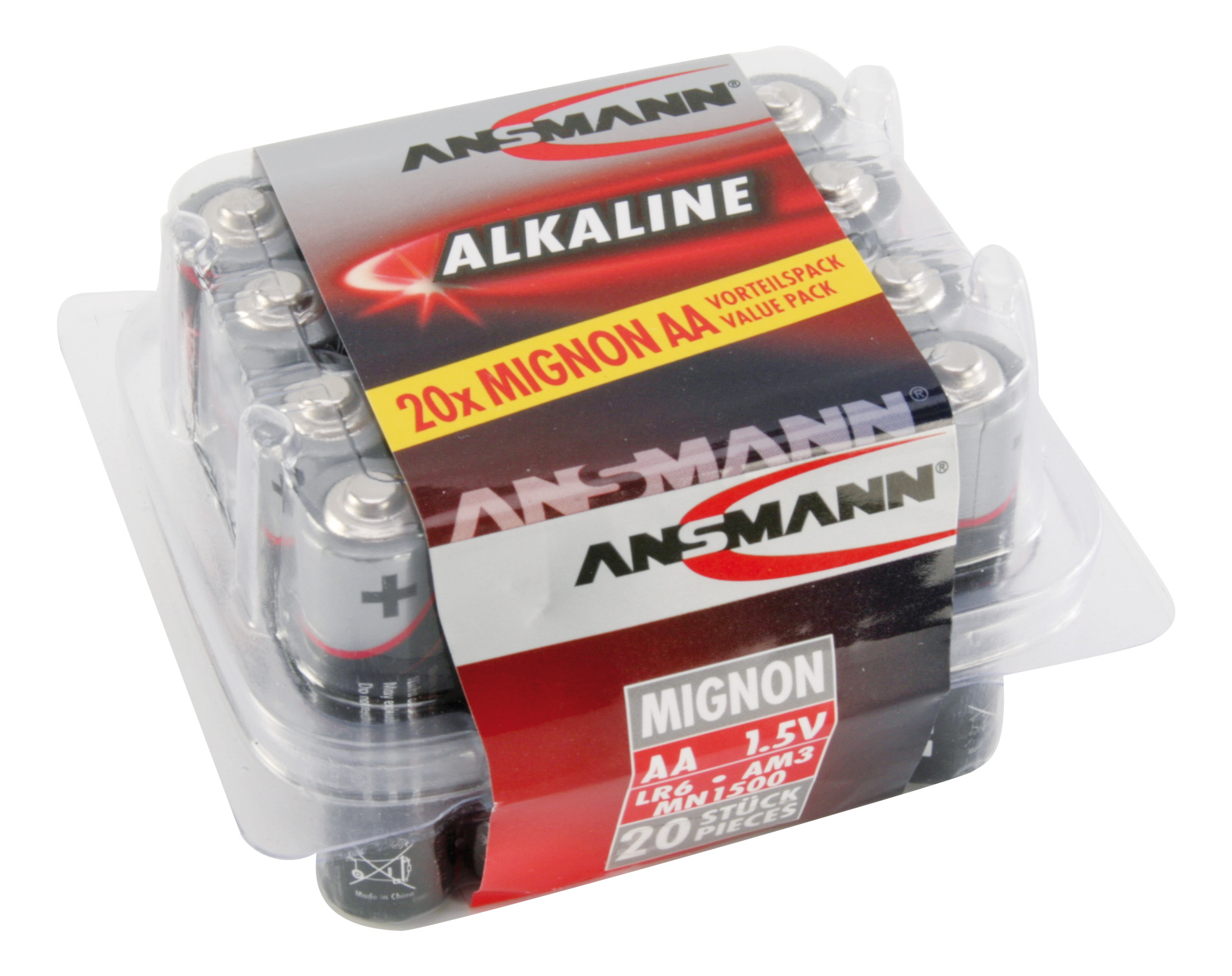 RED Alkaline Assortment Mignon/ AA/ LR06 20 pieces