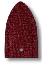 _ Leather strap Pasadena 16mm bordeaux