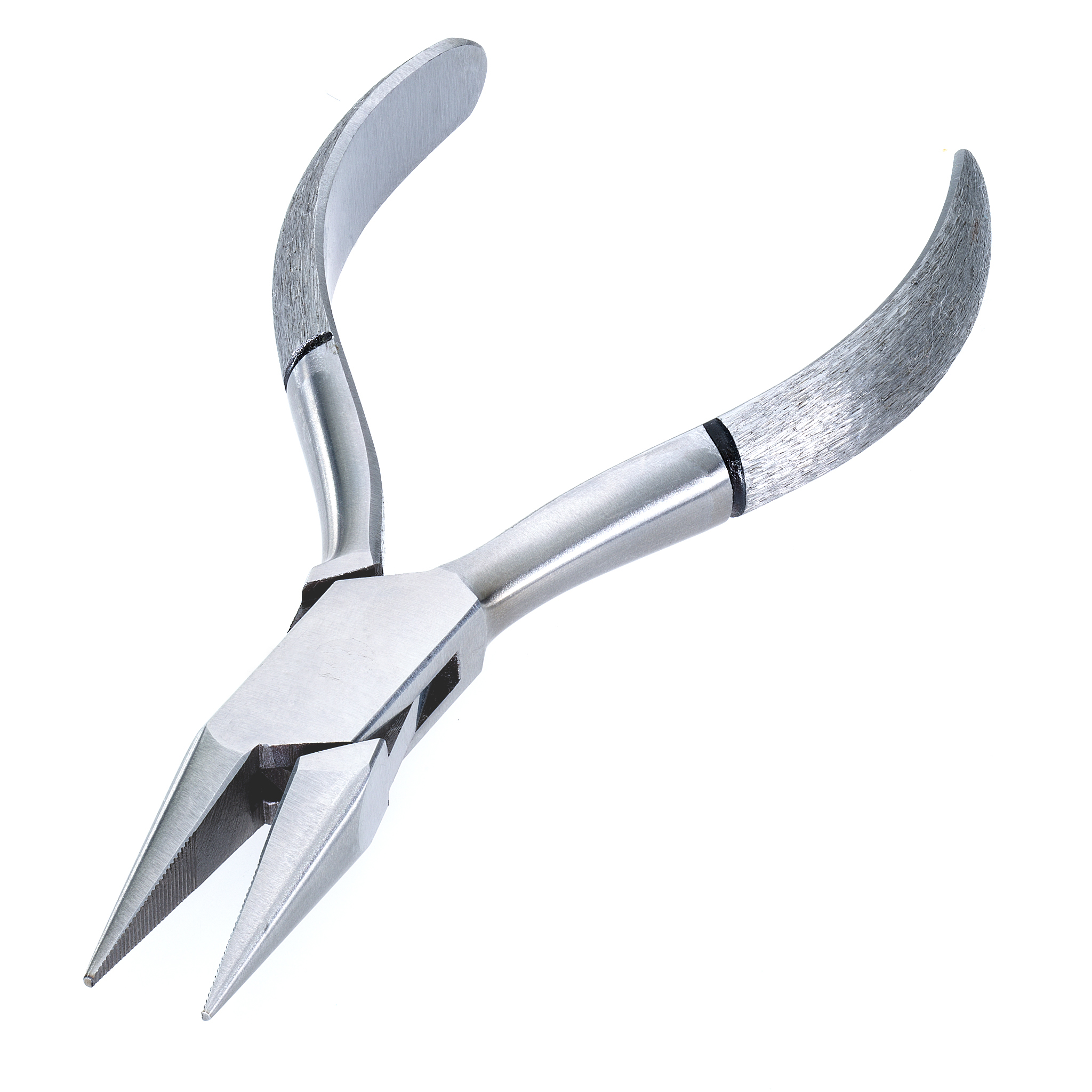 _ Super grip flat nose pliers with box joint.
