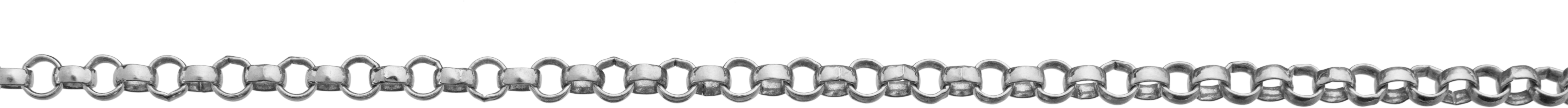 Pea chain silver 925/- Ø 3,00mm, wide-mesh