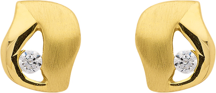 Ohrstecker Gold 333/GG, Zirkonia