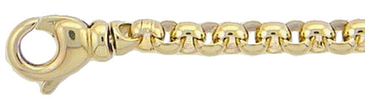 armband goud 585/gg, erwt 19,00cm