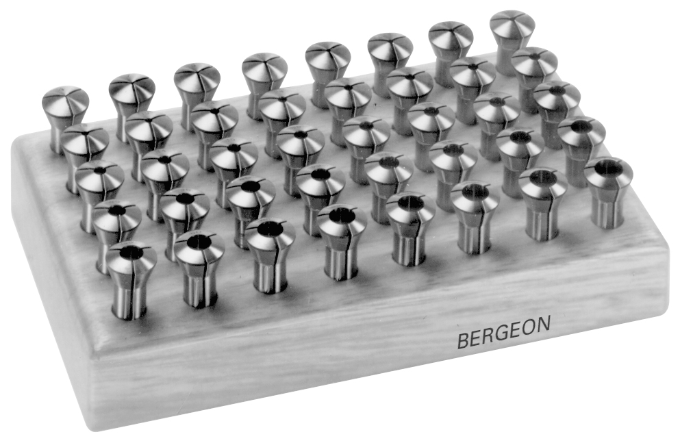 Collets set 0.5-7.2 mm Bergeon