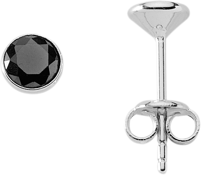 Ohrschmuck Silber 925/rh Zarge Zirkonia farbig 3er Sort.