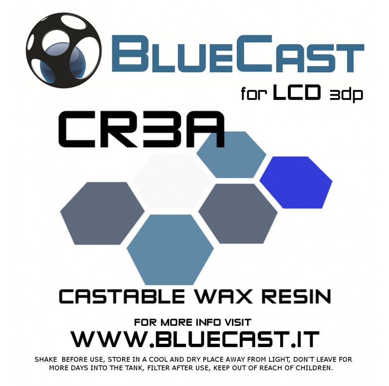 BlueCast CR3A LCD / DLP gussfähig Resin