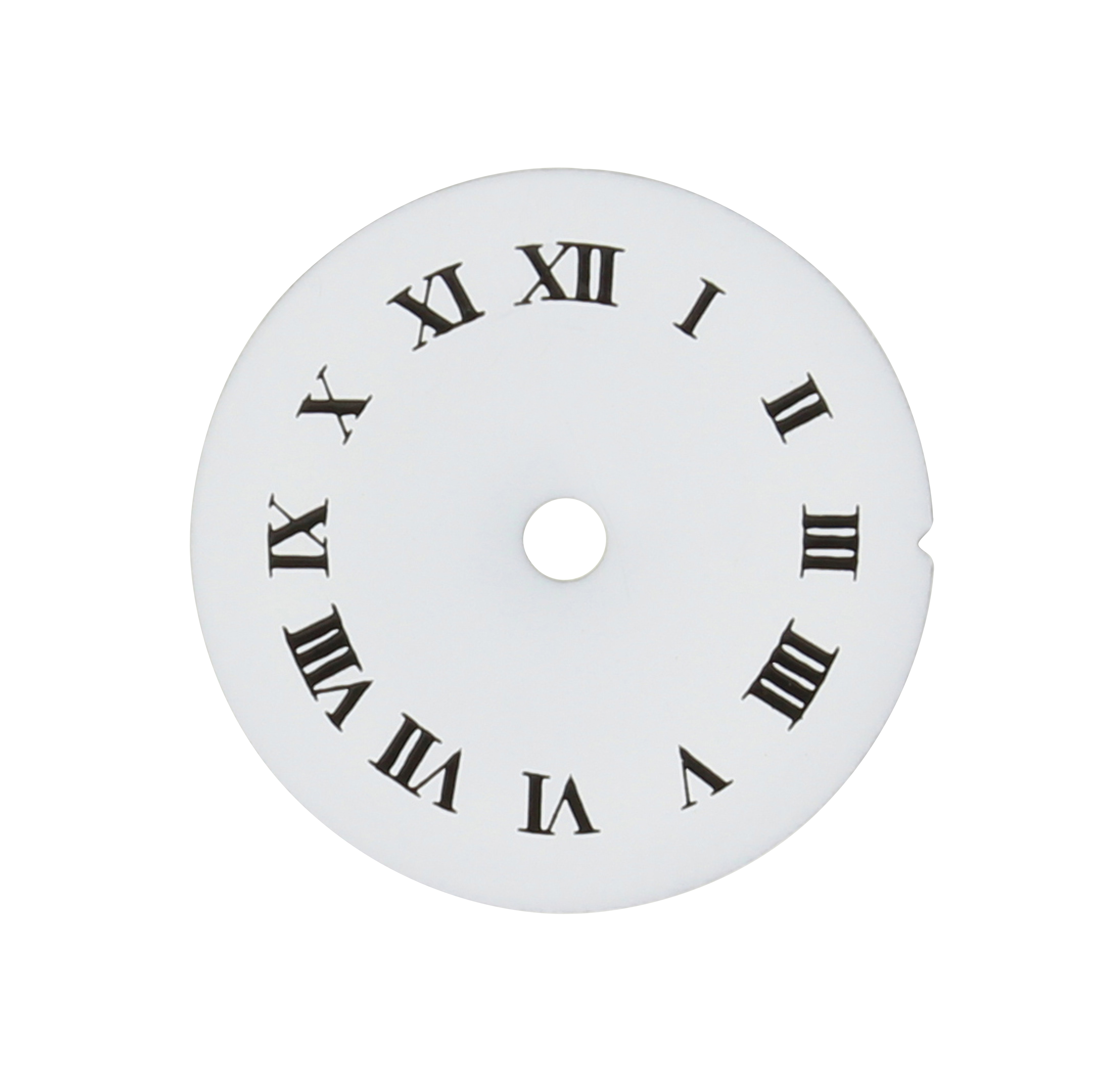 White Dial AS 1977, Ø 14.5, Black/Roman numerals