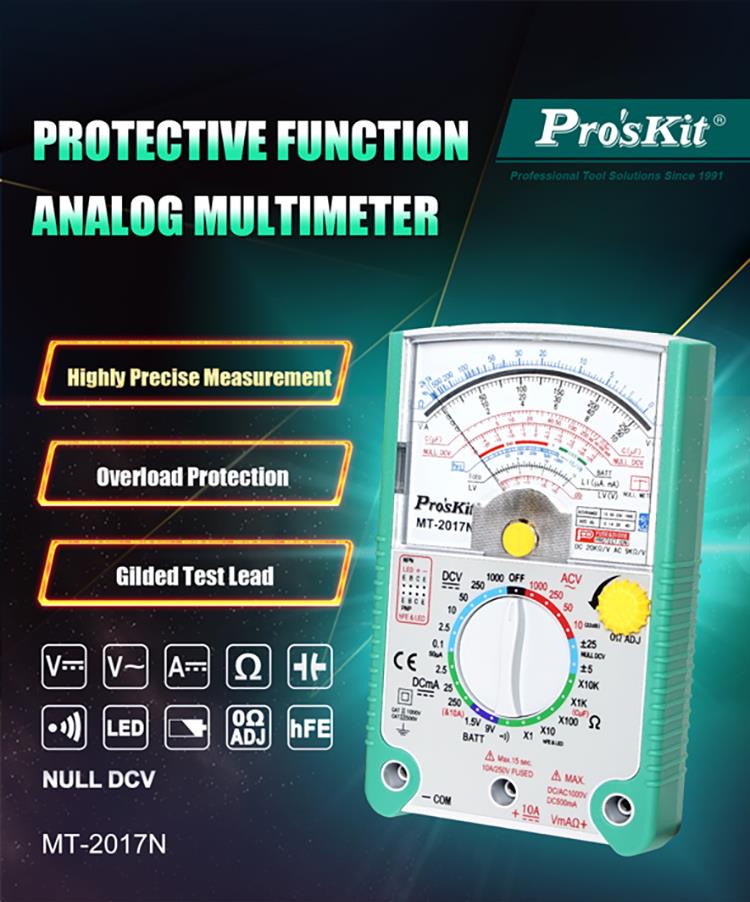 Analog multimeter