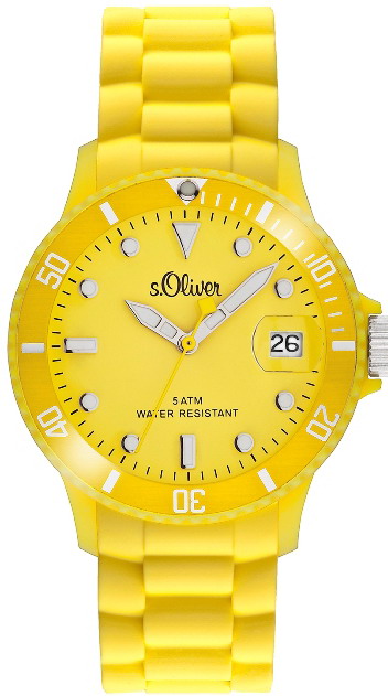 s.Oliver Silicone strap yellow SO-1991-PQ
