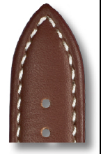 Pasek skórzany Solana 20 mm mahoń