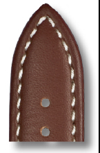 Leather strap Solana 22mm mahogany