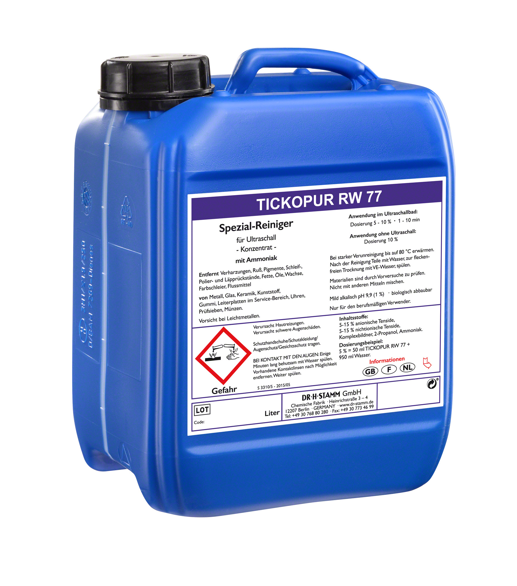 _ Tickopur RW 77, 5 Liter Bandelin