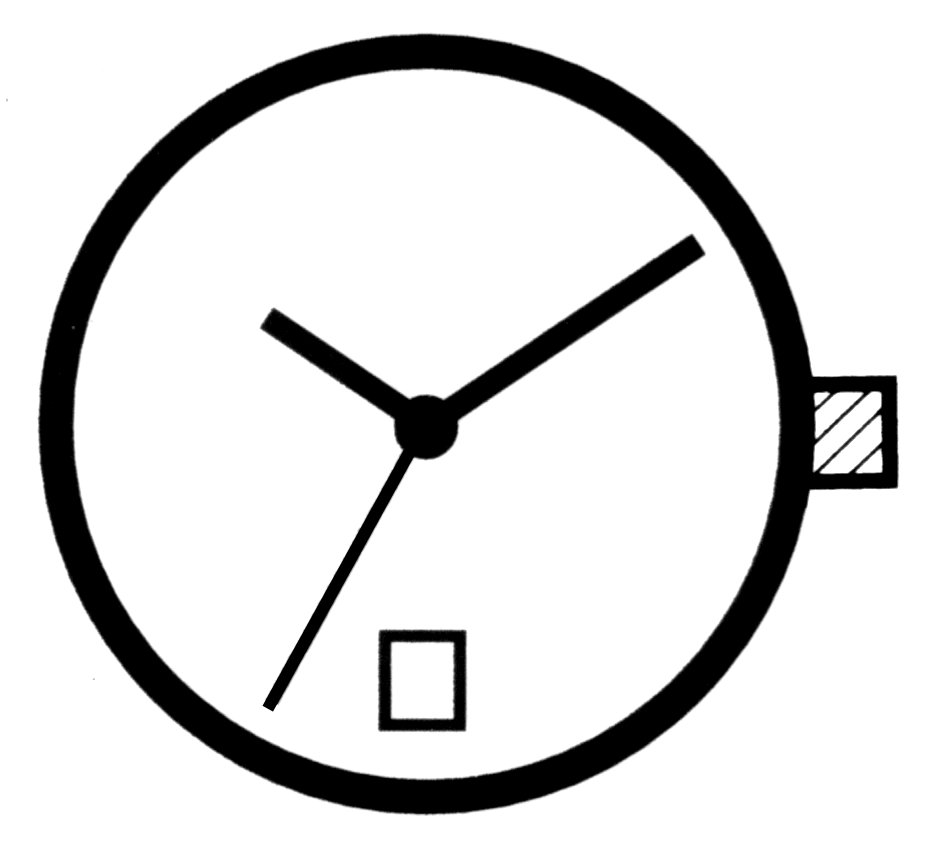 horloge uurwerk kwarts Miyota 1L12 SC, D6