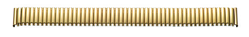 Flex-Metallband Edelstahl 20-22mm gelb PVD, poliert mit Wechselanstoß