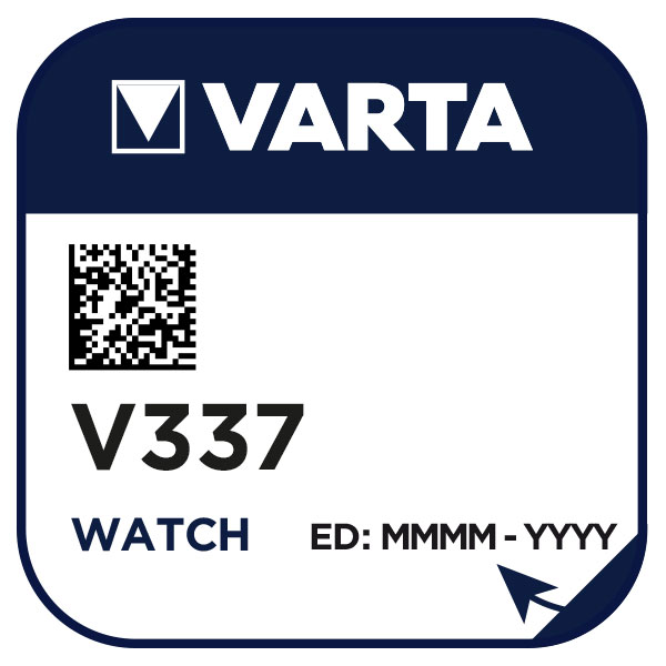 Varta 337 Knopfzelle