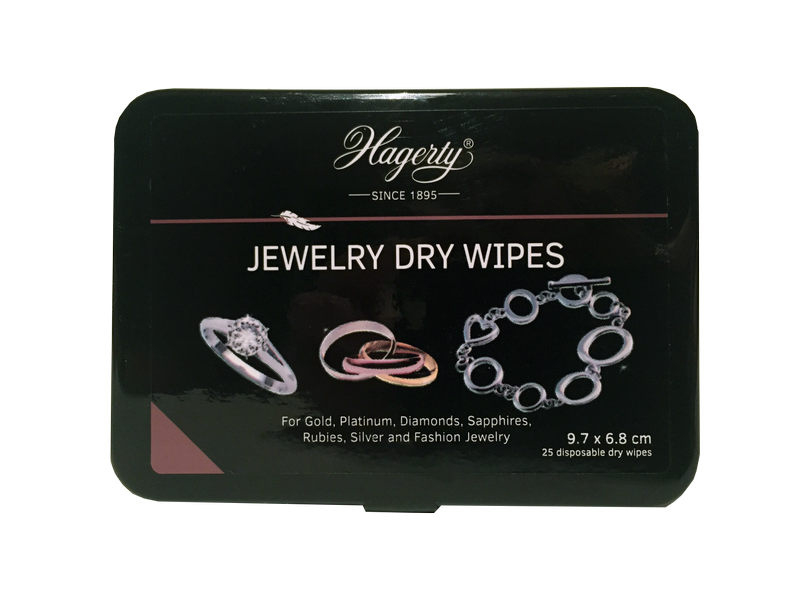 Hagerty Jewelry Dry Wipes 25 Einwegtücher