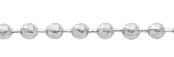 Collier chain stainless steel, sphere 60 cm