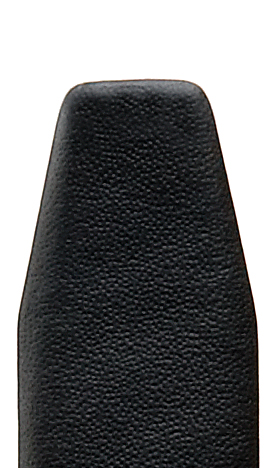 Lederband Nappa Clip 18mm schwarz, extra lang