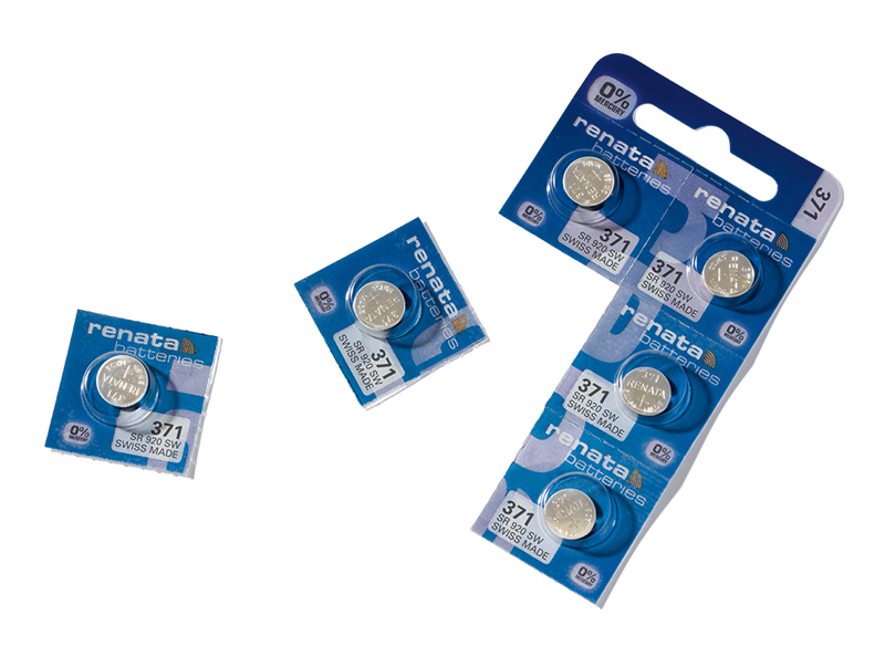 Renata 371 button cell multi pack