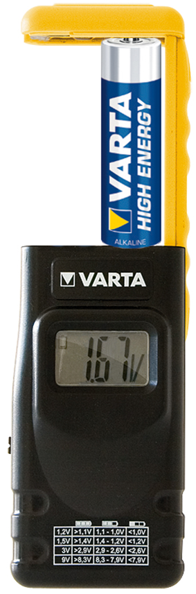 Varta Batterie Tester LCD-Digital