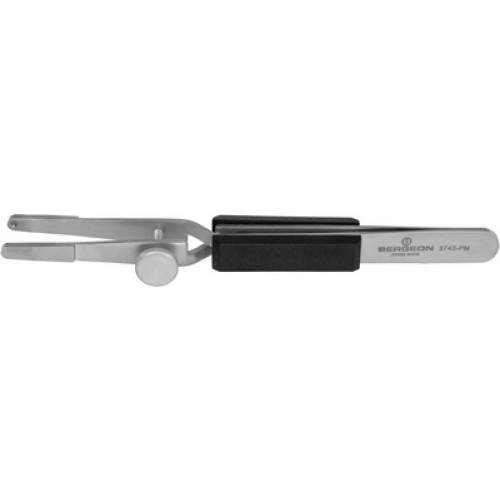 Bergeon Tweezers of stainless steel to polish links, antimagnetic