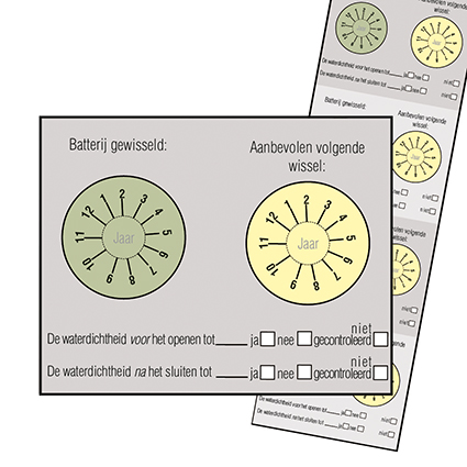 Batterie-Pässe niederländisch, blanko, Inhalt ca. 250 Stk.