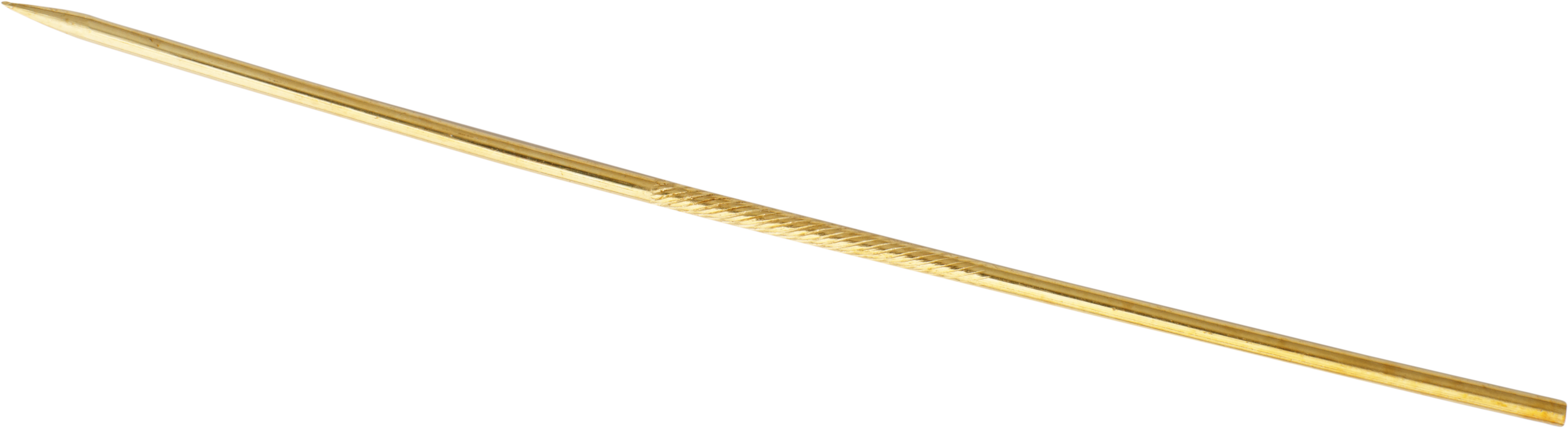 Tie tack gold 585/- Gg length 60,00mm , straight