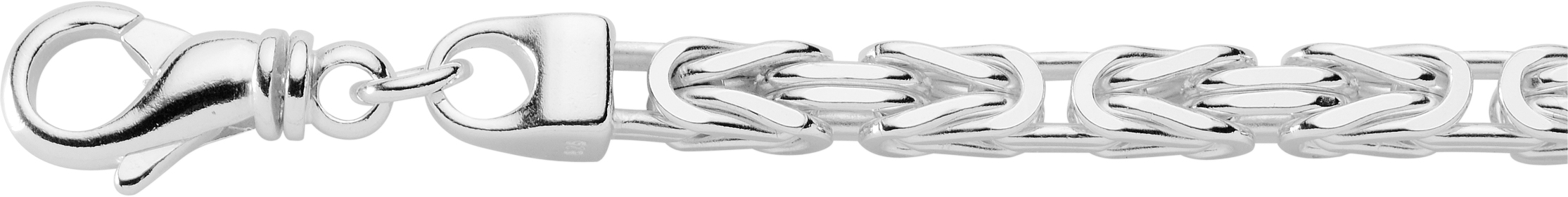 Bracelet silver 925/-, king chain 21 cm