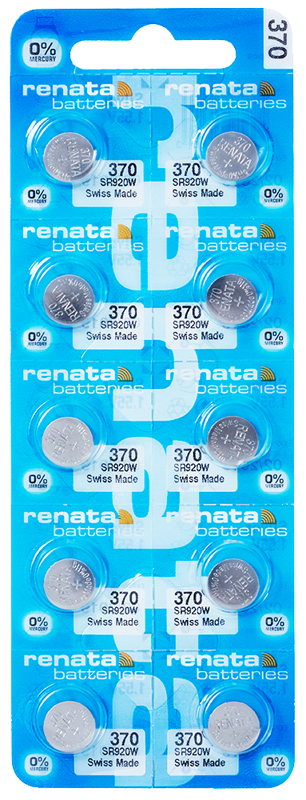 Renata 370 button cell multi pack