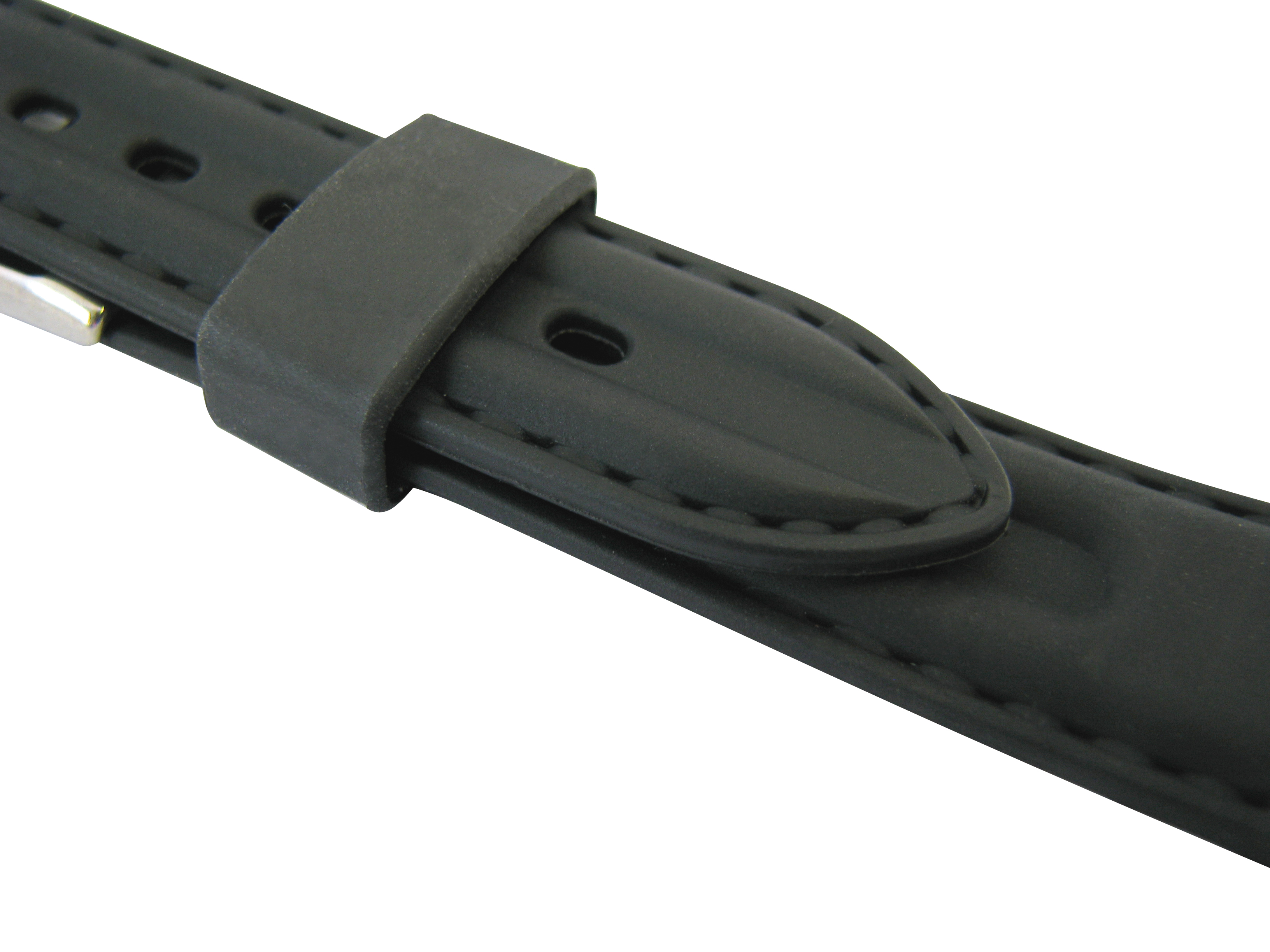 rubber armbanden-set 18-22mm zwart