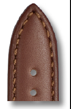 Leather strap Laguna 20 mm mahogany Waterproof