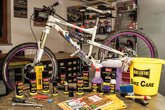 BALLISTOL fiets onderhoudsset - Bevat alle belangrijke benodigdheden voor onderhoud en reiniging
