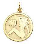 Zodiac gold 333/GG Virgo, round