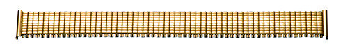 flex-metalen band edelstaal 14-16mm geel PVD, gepolijst/gematteerd met wissel aanzet