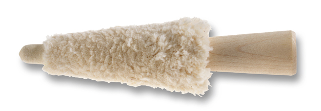Wool mandrel with felt core
