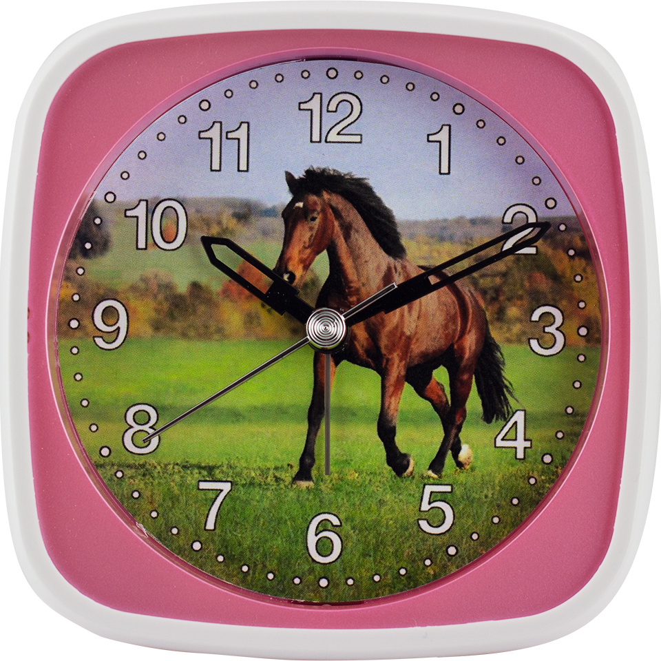 Children's Alarm Clock Horse, sweeping second