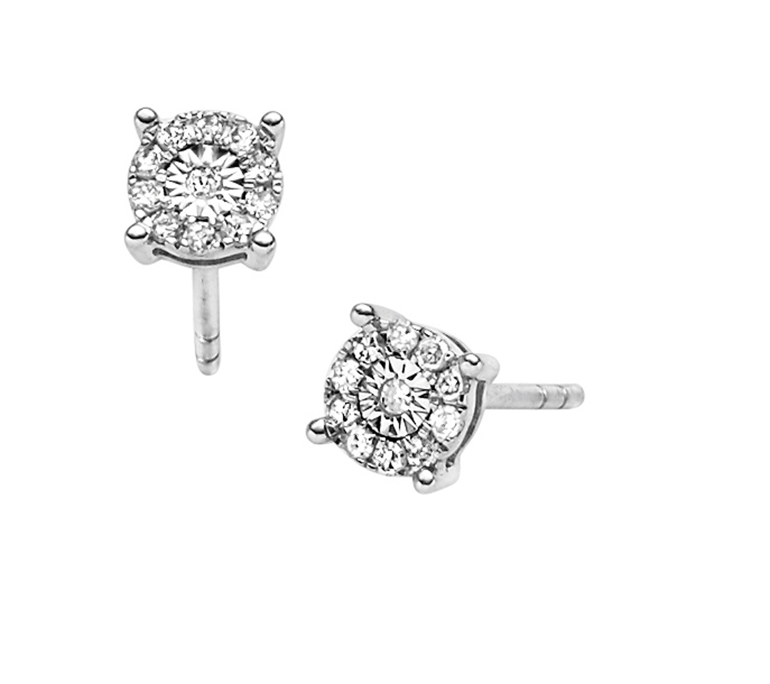 Ohrstecker 585/WG Diamant