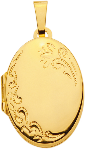 Medallion gold 333/GG oval