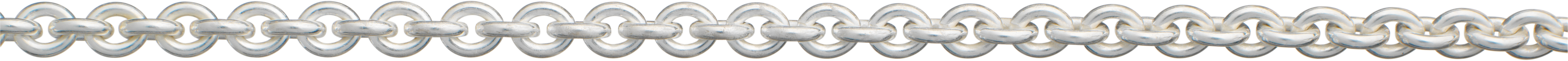 Anchor chain round silver 925/- 3.90mm, wire thickness 1.00mm