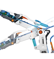 Construction kit Octopus Hydraulic Robot Arm