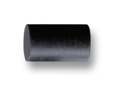 Silicone polisher drum, black (coarse), unassembled