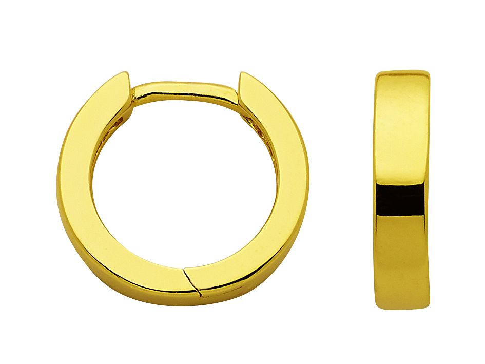 Creolen 2 Paar Silber 925/verg. poliert Ø 11,6mm