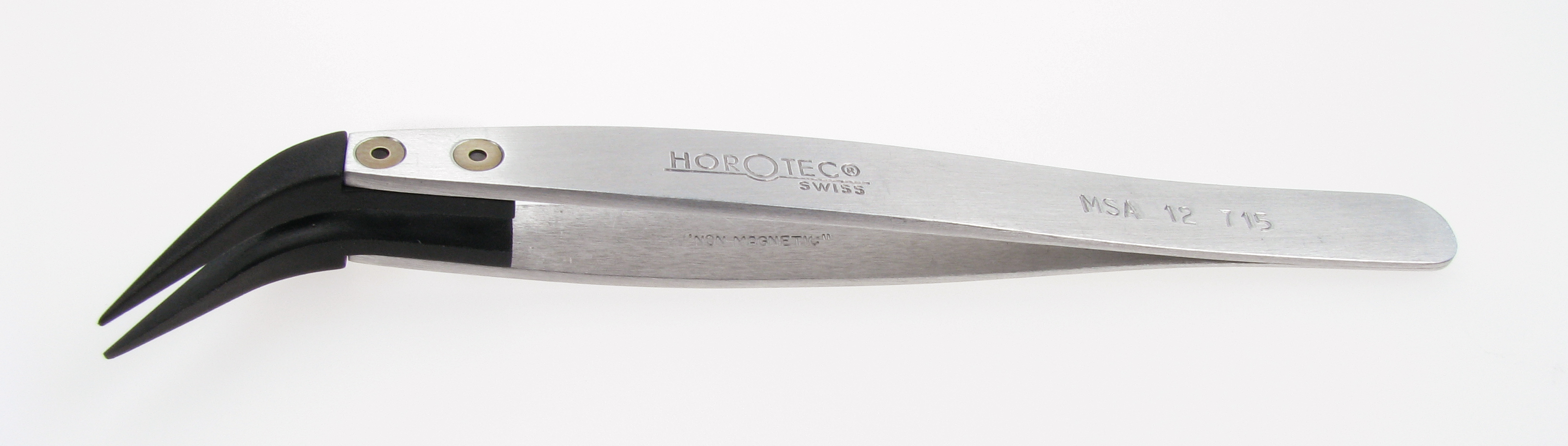 _ Aluminium Kornzangen mit Carbonfiber-Spitzen Sichelform Horotec