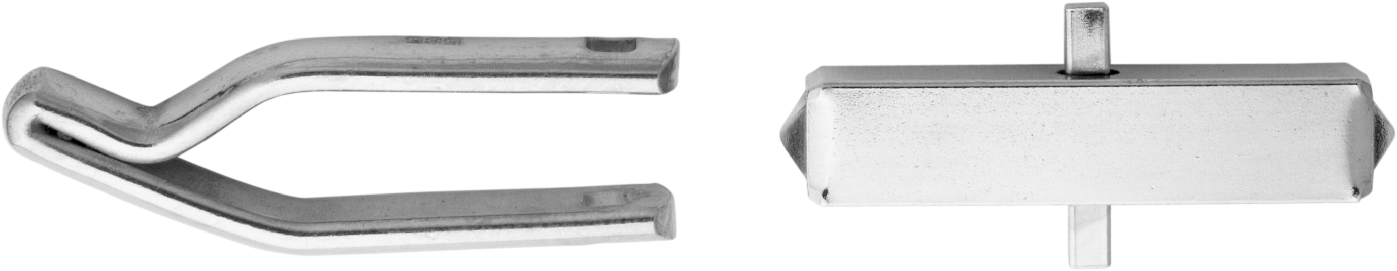Cuff link mechanism silver 925/-