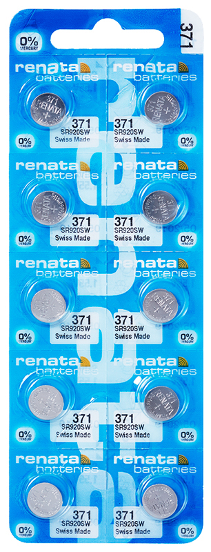 Renata 371 button cell multi pack