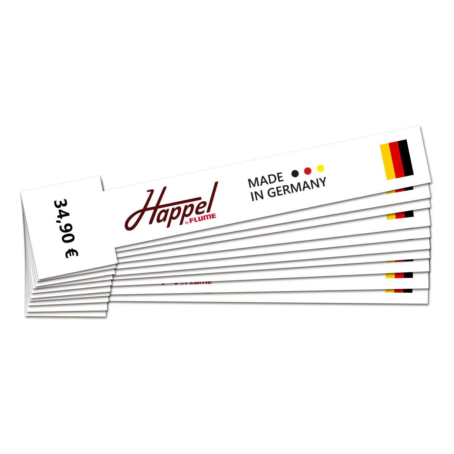Happel Etiketten Typ 34,90