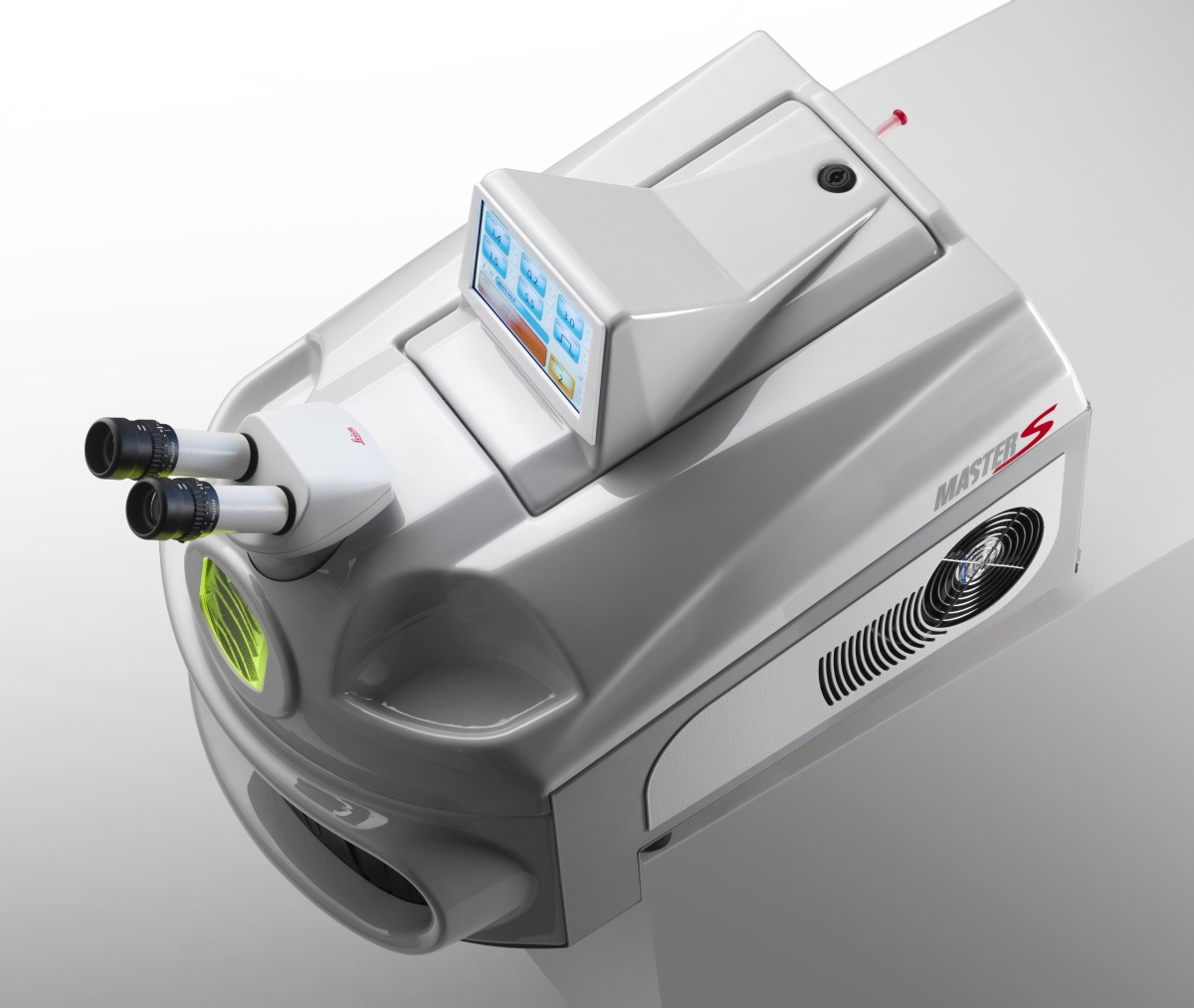 Compact welding laser Master S 130 with microscope and SMOOTH SPOT