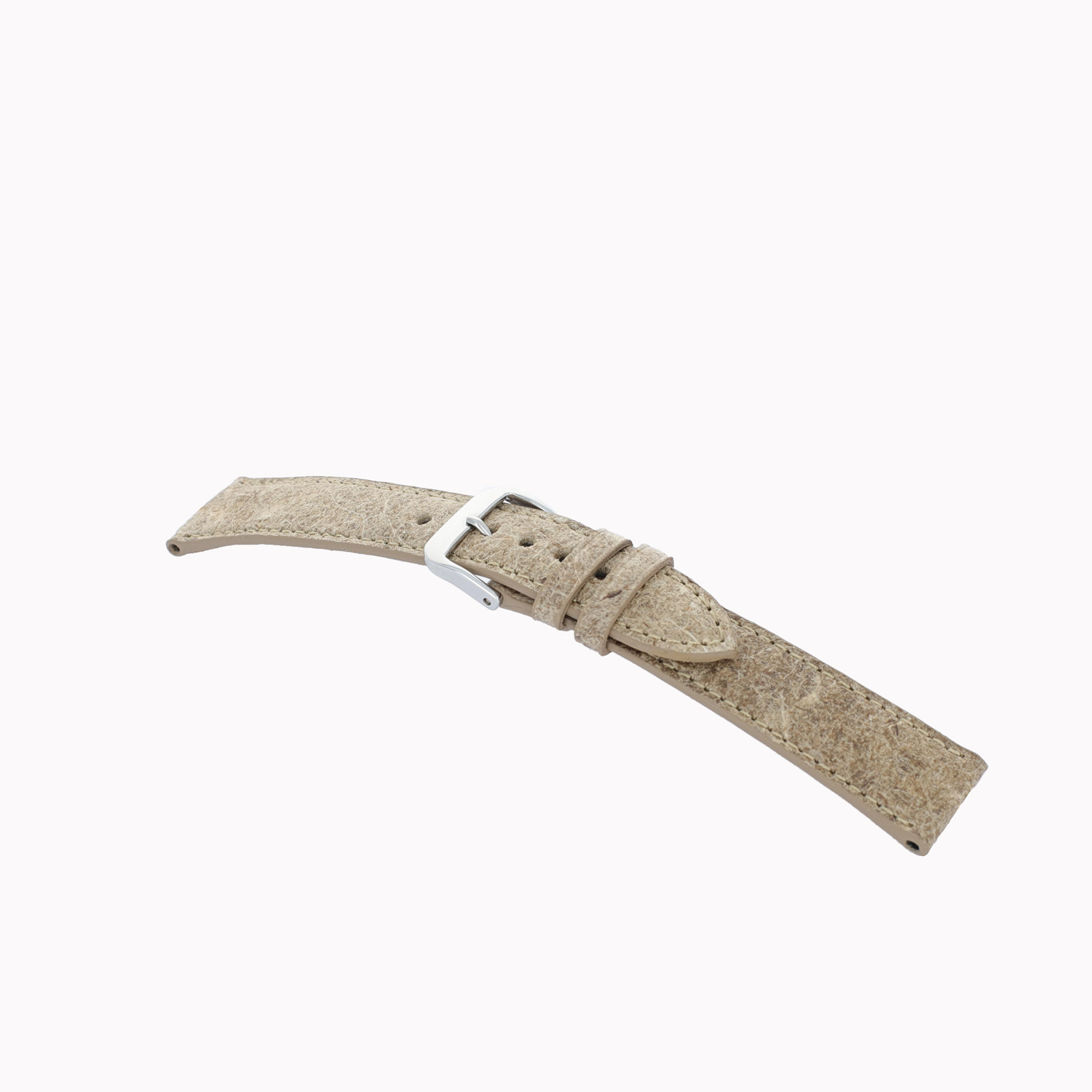 Leather strap Cisano 20mm caraway yellow vegan